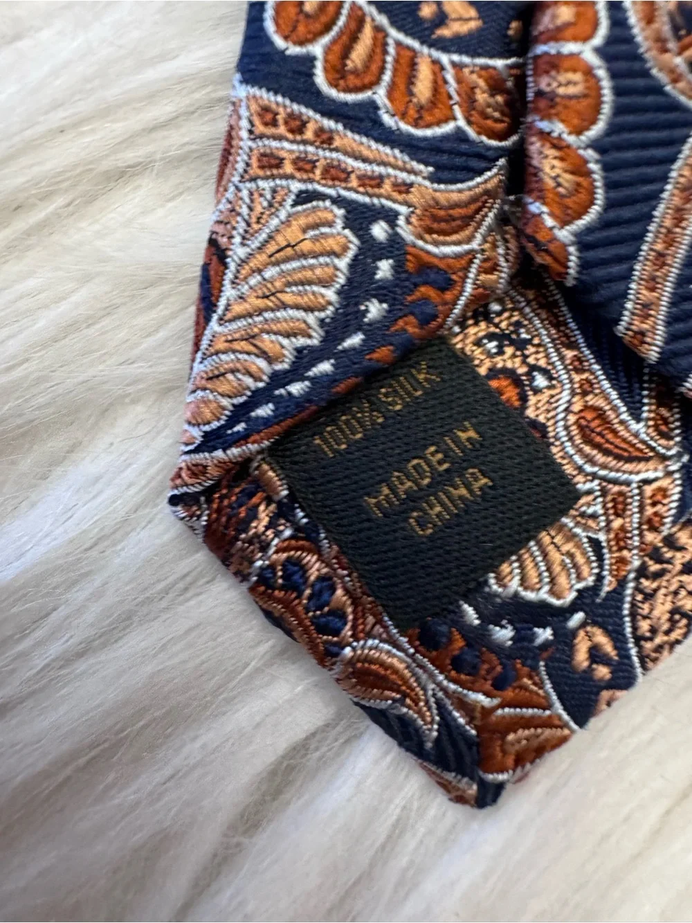 Jos.A.Bank Reserve Blue Paisley Silk Tie‎ Old Money Preppy Dapper Art Preppy